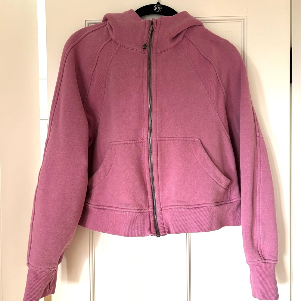lululemon athletica Pink Hooded Zip-Up Jacket